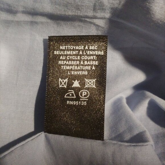 Lafayette 148 New York Blue Geometric 100% Linen Sleeveless Beachy Resort Dress - Picture 10 of 10